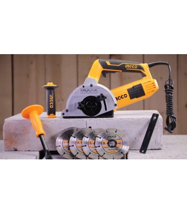 Ingco WLC15008 1500W 125mm Concrete Corded Wall Chaser