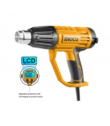 Ingco HG200058 2000W LCD Display Construction Corded Heat Gun