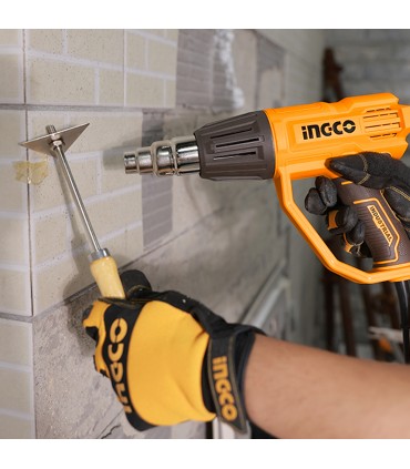 Ingco HG200078 240V Dual Temperature Three Stages Corded Heat Gun