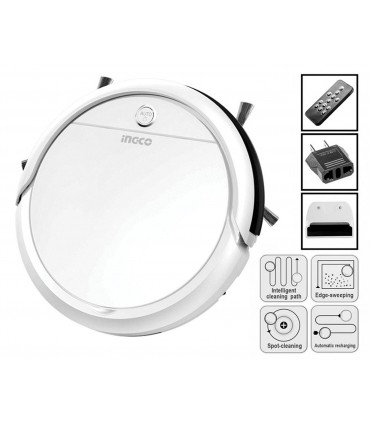 Ingco VCRG30261 Intelligent Gyroscope Style Robotic Vacuum Cleaner