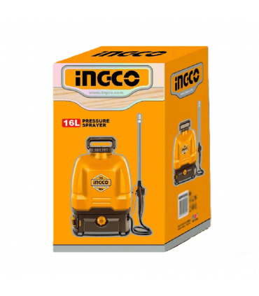 Ingco CSPLI20162 20V Lithium-Ion 2.0 Ah Cordless Backpack Sprayer - 16 Litre