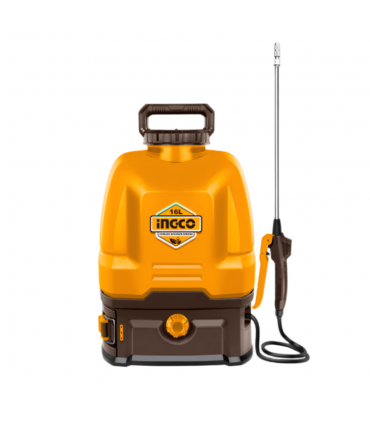 Ingco CSPLI20162 20V Lithium-Ion 2.0 Ah Cordless Backpack Sprayer - 16 Litre