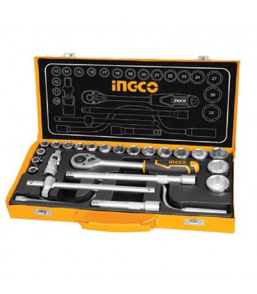 Ingco HKTS0243 24 Pieces 1/2 inch Socket Set