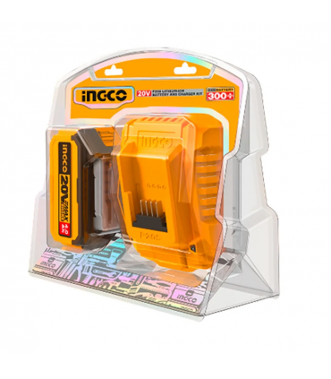 Ingco FBCPK1214 P20S Lithium-Ion Battery and Charger Kit