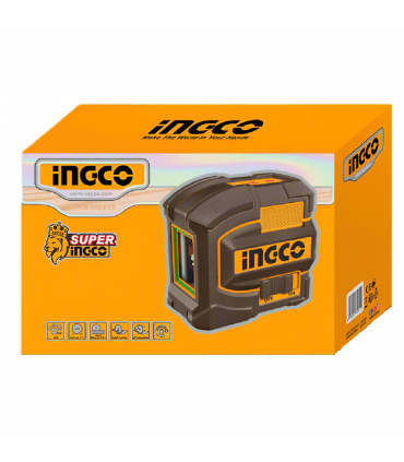 Ingco HLL156601 0~35m Green Self-Leveling Line Laser