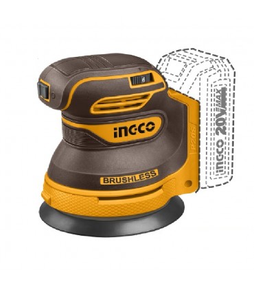 Ingco CROSLI2002 20V Lithium-Ion Cordless Random Orbit Sander - Bare Unit