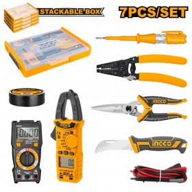 Ingco HKTV01T071 7 Pieces Telecom Tools Set