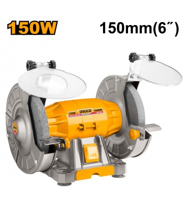 Ingco BG61502 150W 6" Wheel Electric Twin Bench Grinder