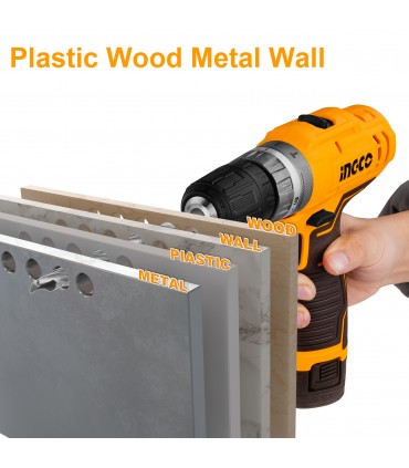 Ingco CIDLI12202 12V 20Nm Cordless Impact Drill - Bare Unit