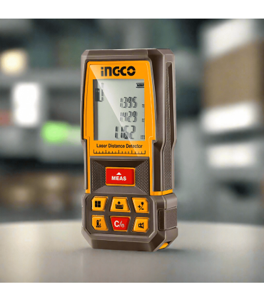 Ingco HLDD1008 635nm Compact Multiple Functions Laser Distance Detector