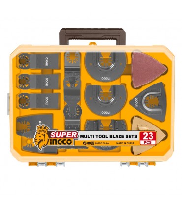 Ingco AKTMT2301 23 PCS Multi-Tool Blade Set in Case