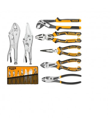 INGCO COS23036 7 Piece High Leverage Combination Pliers Set