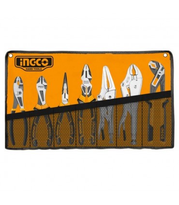 INGCO COS23036 7 Piece High Leverage Combination Pliers Set