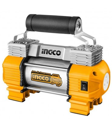 Ingco AAC2508 12V Integrated Work Light Auto Air Compressor
