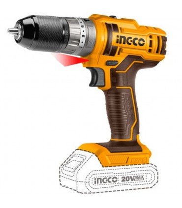 Ingco CIDLI201455 20V Cordless Impact Drill - Bare Unit