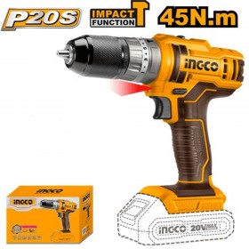 Ingco CIDLI201455 20V Cordless Impact Drill - Bare Unit