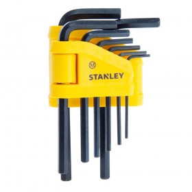 Stanley 69-251Folding Hex Key Metric 1.5 - 8 mm Set of 8 Pieces