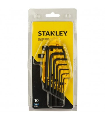 Stanley 69-253 Allen Hex Key Set - 10 Pieces