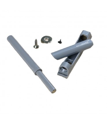 ecoWare ML140 Magnet Spring Catch With Cover - Grey