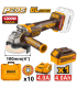 Ingco CAGLI2210031 20V 1200W Cordless Angle Grinder