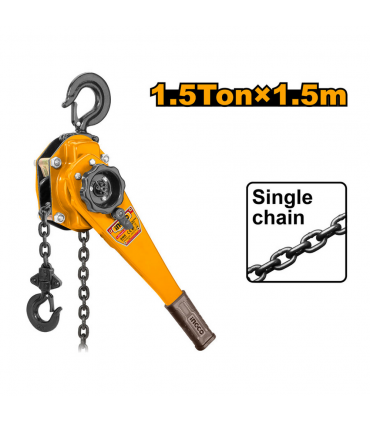 Ingco HSLB0015 1.5 TON Lever Block With 1.5M Lifting Height