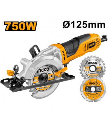 Ingco MFS1251 750W 125mm Multifunction Corded Circular Saw