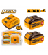 Ingco FBCPK1424 20V 2 X 4.0AH Lithium-Ion Battery And Charger Kit