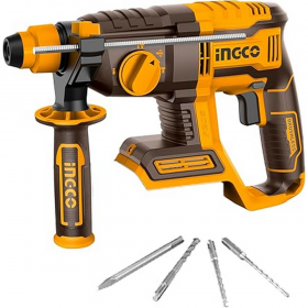 Ingco CRHLI20208 20V Lithium-Ion 22mm Brushless Cordless Rotary Hammer - Bare Unit