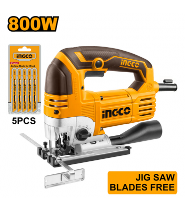 Ingco JS80068 800W Industrial Jig Saw With 4 Step Pendulum Function