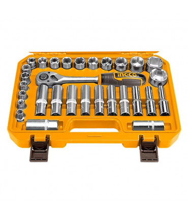 Ingco HKTS12602 1/2" Drive Socket Set - 62 Pieces