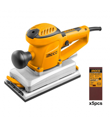 Ingco FS35028 350W Heavy Duty Industrial Fast Clamp Finishing Sander