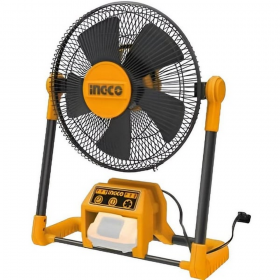 Ingco CFALI2001 20V Lithium-Ion 3 Speed Portable Cordless Fan