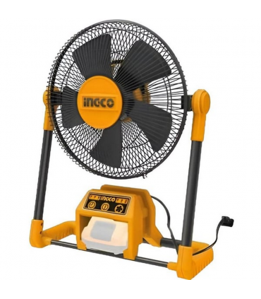 Ingco CFALI2001 20V Lithium-Ion 3 Speed Portable Cordless Fan