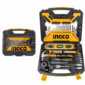 Ingco HKTAC011201 Screwdriver, Drill Bits and Accessories Tool Set - 120 Pieces