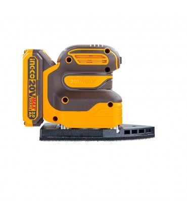 Ingco CPSLI2014 20V Cordless Sandpaper with Finger Pad Palm Sander - Bare Unit