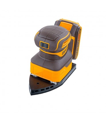 Ingco CPSLI2014 20V Cordless Sandpaper with Finger Pad Palm Sander - Bare Unit