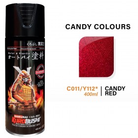 Samurai C011/Y112 Candy Red Quick Drying Spray Paint - 400mL