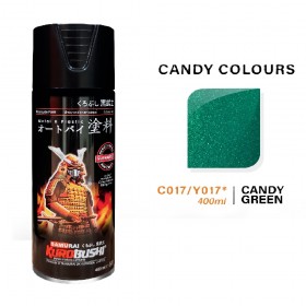 Samurai C017/Y017 Candy Green Quick Drying Spray Paint - 400mL