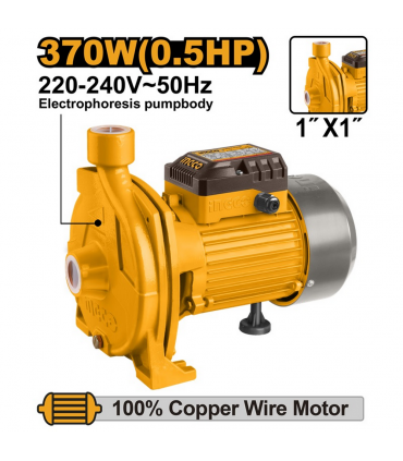Ingco CPM3708 370W 18m 0.5HP Centrifugal Water Pump