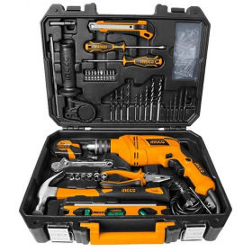 Ingco HKTHP11021 650W Impact Drill Tool Set - 101 Pieces