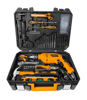Ingco HKTHP11021 650W Impact Drill Tool Set - 101 Pieces