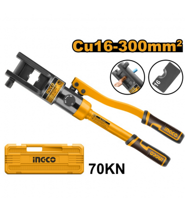 Ingco HHCT01240 16-240mm Hydraulic Crimping Tool with Dies