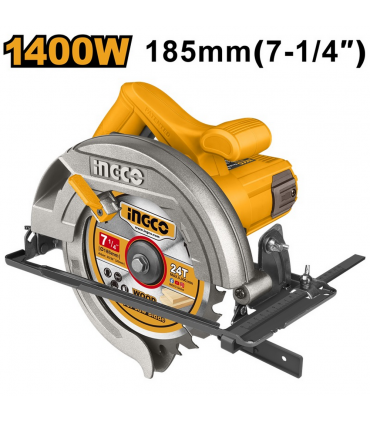 Ingco CS18538 1400W 185mm Blade Powerful Corded Circular Saw