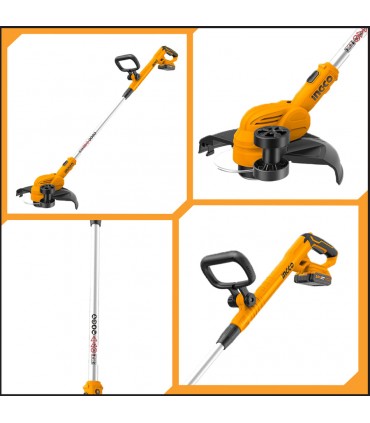 INGCO CGTLI20328 20V Lithium-Ion Cordless Grass Trimmer - Bare Unit