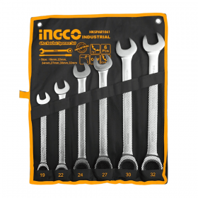 Ingco HKSPAR1061 6 Pieces Combination Ratchet  Spanner Set