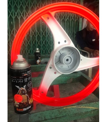 Samurai 57 Fluorescent Red Spray Paint - 400mL