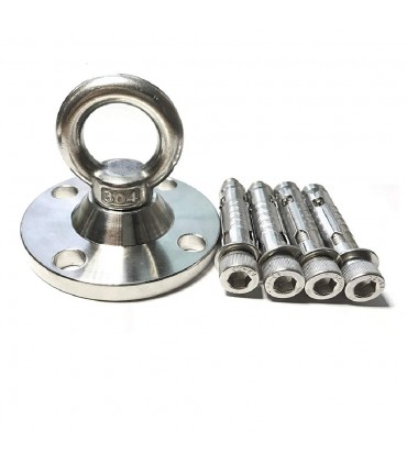 Hardware Specialist SUS304 Stainless Steel 360° Rotating Ceiling Hook