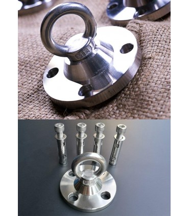 Hardware Specialist SUS304 Stainless Steel 360° Rotating Ceiling Hook