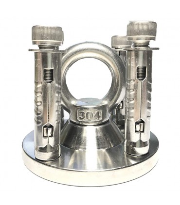 Hardware Specialist SUS304 Stainless Steel 360° Rotating Ceiling Hook