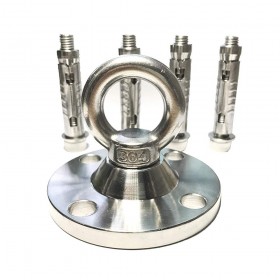 Hardware Specialist SUS304 Stainless Steel 360° Rotating Ceiling Hook